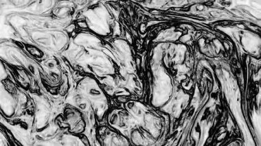 Soyut El Yazısı Siyah ve Beyaz Çizgiler Hareketleri Arkaplan Doku Görüntüsü.