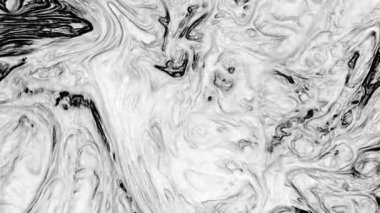 Soyut El Yazısı Siyah ve Beyaz Çizgiler Hareketleri Arkaplan Doku Görüntüsü.