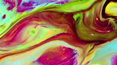 Bu stok videosunda, boya pigmentinin hafif boya ile ayrıldığı yağ boyasının yavaş çekim görüntüleri yer alıyor. Bu klibi yaratıcı konsept videoları, sunumlar ve daha fazlası için arka plan olarak kullan.