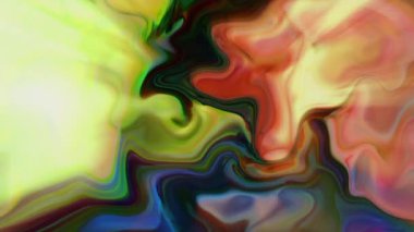 Yumuşak akışkan sıvı renkler rüya gibi eğimlere karışıyor. Dijital sanat arka planı, yaratıcı görseller ve modern hareket tasarımı için kusursuz organik hareketler oluşturuyorlar..