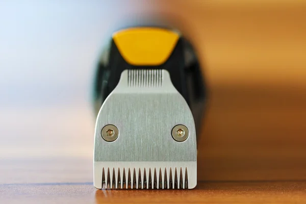 Close-up of beard trimmer