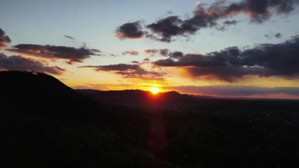 Hermosas Imágenes Épicas Inspiradoras Tranquilas Drones Impresionantes Vistas Del Terreno — Vídeos de Stock