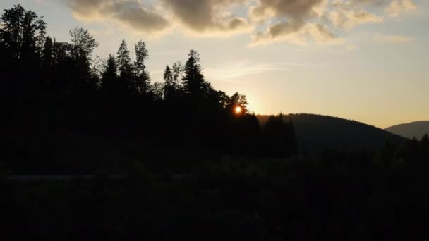 Úžasné Úchvatné Inspirující Pro Cestování Dobrodružné Krajiny Malé Horské Cesty — Stock video