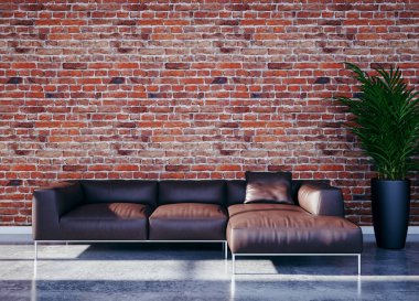 3D tasviri, büyük lüks, modern, parlak iç mekânlar sunuyor. Oturma odasındaki model bilgisayarlar dijital olarak oluşturuluyor.