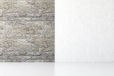 3D tasviri, büyük lüks, modern, parlak iç mekânlar sunuyor. Oturma odasındaki model bilgisayarlar dijital olarak oluşturuluyor.