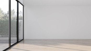 3D tasviri, büyük lüks, modern, parlak iç mekânlar sunuyor. Oturma odasındaki model bilgisayarlar dijital olarak oluşturuluyor.