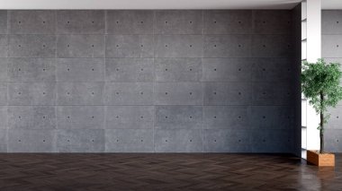 3D tasviri, büyük lüks, modern, parlak iç mekânlar sunuyor. Oturma odasındaki model bilgisayarlar dijital olarak oluşturuluyor.