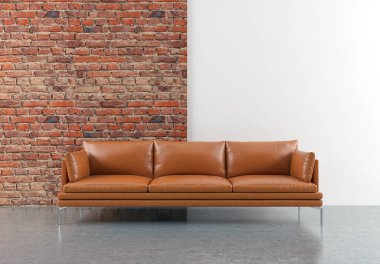 3D tasviri, büyük lüks, modern, parlak iç mekânlar sunuyor. Oturma odasındaki model bilgisayarlar dijital olarak oluşturuluyor.