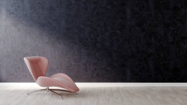 3D tasviri, büyük lüks, modern, parlak iç mekânlar sunuyor. Oturma odasındaki model bilgisayarlar dijital olarak oluşturuluyor.