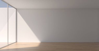 3D tasviri, büyük lüks, modern, parlak iç mekânlar sunuyor. Oturma odasındaki model bilgisayarlar dijital olarak oluşturuluyor.