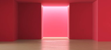 3D tasviri, büyük lüks, modern, parlak iç mekânlar sunuyor. Oturma odasındaki model bilgisayarlar dijital olarak oluşturuluyor.