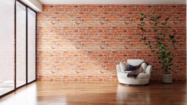 3D tasviri, büyük lüks, modern, parlak iç mekânlar sunuyor. Oturma odasındaki model bilgisayarlar dijital olarak oluşturuluyor.