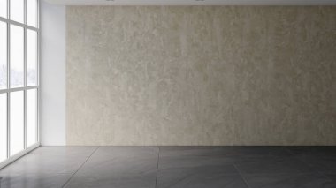 3D tasviri, büyük lüks, modern, parlak iç mekânlar sunuyor. Oturma odasındaki model bilgisayarlar dijital olarak oluşturuluyor.