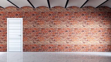 3D tasviri, büyük lüks, modern, parlak iç mekânlar sunuyor. Oturma odasındaki model bilgisayarlar dijital olarak oluşturuluyor.