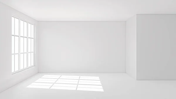 렌더링 럭셔리 현대밝은 인테리어 컴퓨터 디지털 이미지 — 스톡 사진