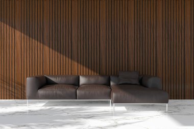 3D tasviri, büyük lüks, modern, parlak iç mekânlar sunuyor. Oturma odasındaki model bilgisayarlar dijital olarak oluşturuluyor.