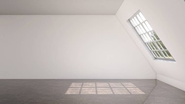 3D tasviri, büyük lüks, modern, parlak iç mekânlar sunuyor. Oturma odasındaki model bilgisayarlar dijital olarak oluşturuluyor.