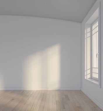 3D tasviri, büyük lüks, modern, parlak iç mekânlar sunuyor. Oturma odasındaki model bilgisayarlar dijital olarak oluşturuluyor.