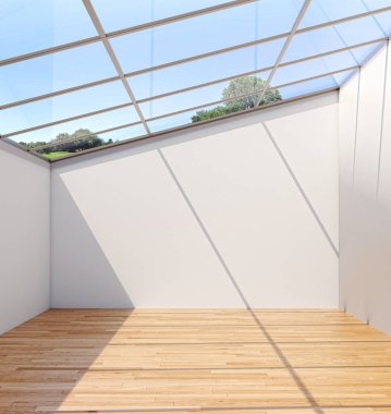 3D tasviri, büyük lüks, modern, parlak iç mekânlar sunuyor. Oturma odasındaki model bilgisayar dijital olarak üretiliyor.