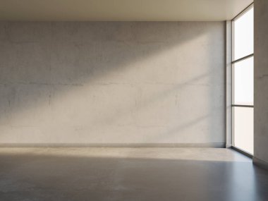 Büyük lüks, modern, parlak yatak odası. 3 boyutlu, resimli. Lüks, modern, parlak iç mekânlar.