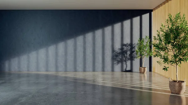 Büyük lüks, modern, parlak iç mekan. Oturma odası tasviri 3D canlandırma.