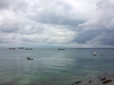 Samae San 'ın denize bakışı Chonburi, Tayland