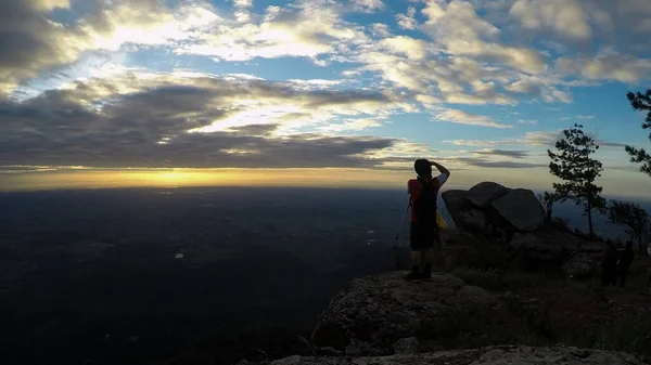 Viewpoint Sunrise Top Mountain — Stock Photo, Image