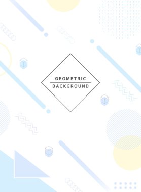 Basit geometrik kalıp arkaplan koleksiyonu