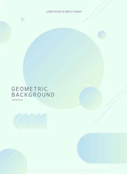 Einfache Geometrische Muster Hintergrundsammlung — Stockvektor