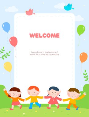 Şirin Çocuk Resimleri Çerçeve Koleksiyonu