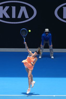 Avustralya Açık 2016'da çeyrek final maçında beş kez Grand Slam şampiyonu Rus Maria Sharapova