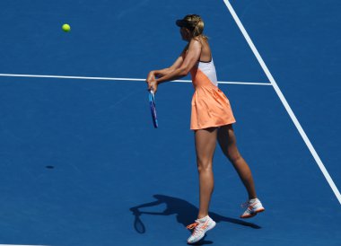 Avustralya Açık 2016'da çeyrek final maçında beş kez Grand Slam şampiyonu Rus Maria Sharapova