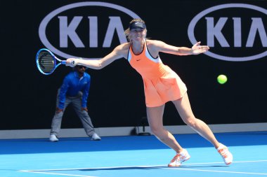 Beş kez Grand Slam Serena Williams Avustralya Açık 2016 adlı karşı çeyrek final maçında sırasında eylem Maria Sharapova Rusya'nın şampiyonu