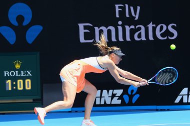 Beş kez Grand Slam Serena Williams Avustralya Açık 2016 adlı karşı çeyrek final maçında sırasında eylem Maria Sharapova Rusya'nın şampiyonu