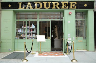 Famous Laduree bakery and tea room in Soho in New York City
