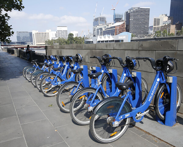 Melbourne Bike Share station