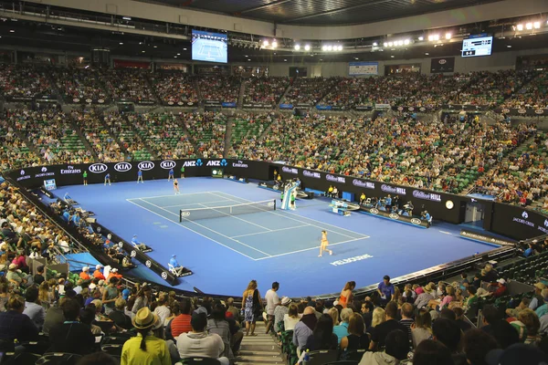 Род Лавер Арена під час австралійського відкритого 2016 матчу — стокове фото