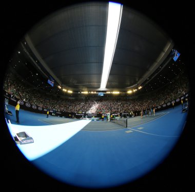 Rod Laver arena Melbourne Park Avustralyalı Tenis Merkezi Avustralya Açık 2016 maç sırasında