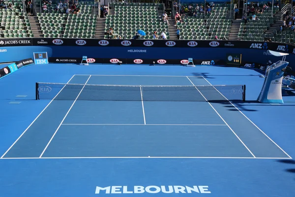 Visa court 2 under Australian Open 2016 på Australian tenniscenter i Melbourne Park. — Stockfoto