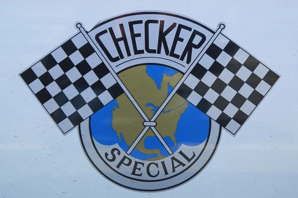 Checker marathon taxi auto geproduceerd door de checker motors corporation — Stockfoto