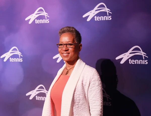 Katrina M. Adams, Presidente del Consiglio di Amministrazione, CEO e Presidente della United States Tennis Association durante l'Australian Open 2016 — Foto Stock