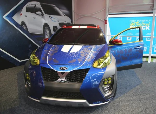 Kia X-Car on display at National Tennis Center during Australian Open 2016 in Melbourne Park — Stock Photo, Image