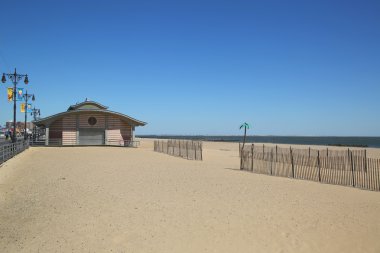 Ünlü Coney Island Beach Brooklyn, New York