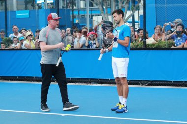 Altı kez Grand Slam şampiyonu Boris Becker Avustralya Açık 2016 için Novak Djokovic koçluk