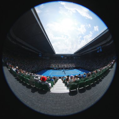 Rod Laver arena Melbourne Park Avustralyalı Tenis Merkezi Avustralya Açık 2016 maç sırasında