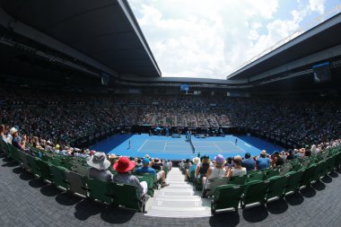 Rod Laver arena Melbourne Park Avustralyalı Tenis Merkezi Avustralya Açık 2016 maç sırasında