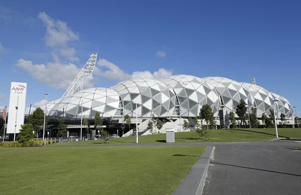 El Melbourne Rectangular Stadium, también conocido como AAMI Park en Melbourne Australia — Foto de Stock