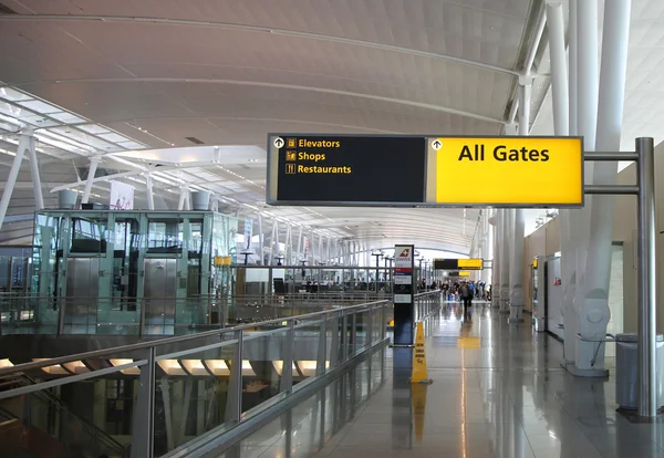 All'interno del Terminal 4 di Delta Airline all'aeroporto internazionale JFK di New York — Foto Stock