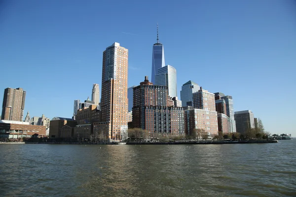 Onderste Manhattan skyline panorama — Stockfoto