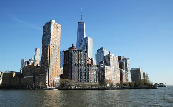 Dolní panorama Manhattanu — Stock fotografie